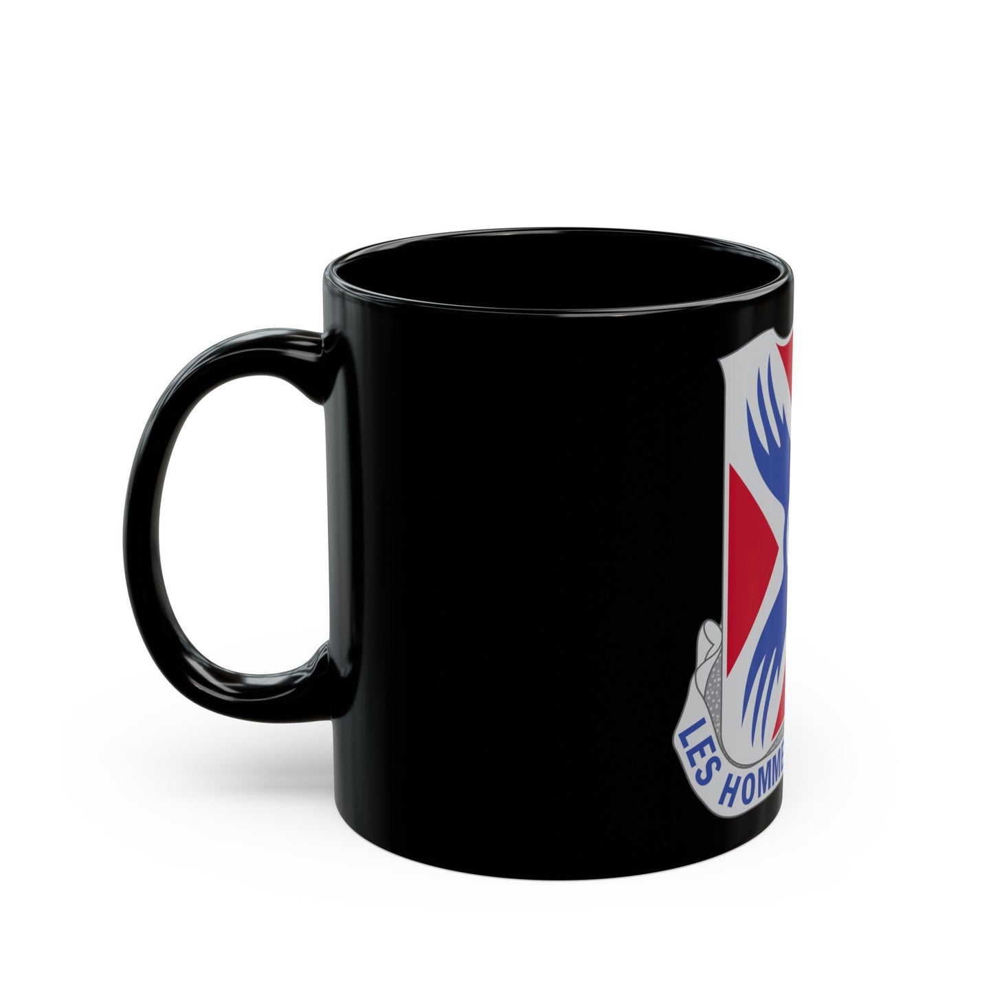 877 Engineer Battalion (U.S. Army) Black Coffee Mug-The Sticker Space