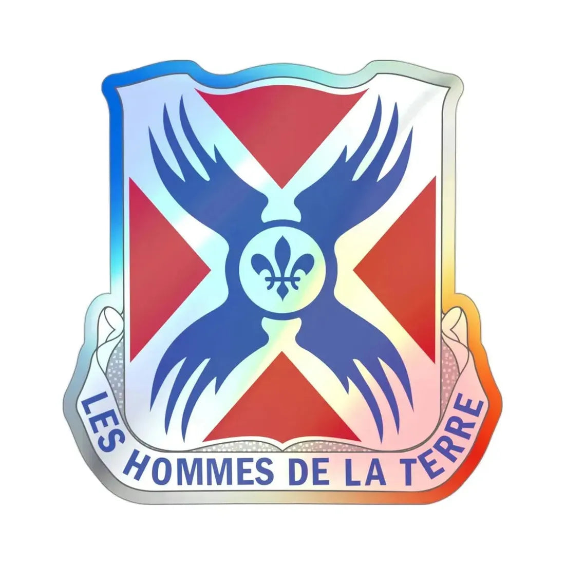 877 Engineer Battalion (U.S. Army) Holographic STICKER Die-Cut Vinyl Decal - The Sticker Space