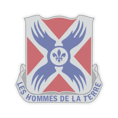 877 Engineer Battalion (U.S. Army) STICKER Vinyl Kiss-Cut Decal 3 Inch Transparent - The Sticker Space