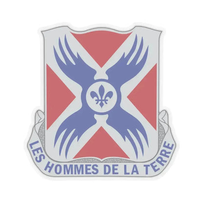 877 Engineer Battalion (U.S. Army) STICKER Vinyl Kiss-Cut Decal 4 Inch Transparent - The Sticker Space