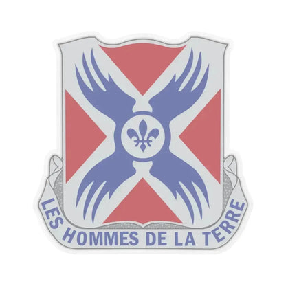 877 Engineer Battalion (U.S. Army) STICKER Vinyl Kiss-Cut Decal 6 Inch Transparent - The Sticker Space