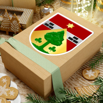 Appelscha wapen (Netherlands) (Coat of Arms) STICKER Vinyl Kiss-Cut Decal