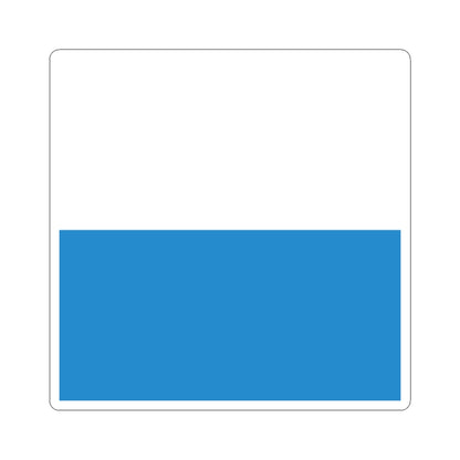 Flag of Canton of Lucerne (Switzerland) STICKER Vinyl Kiss-Cut Decal