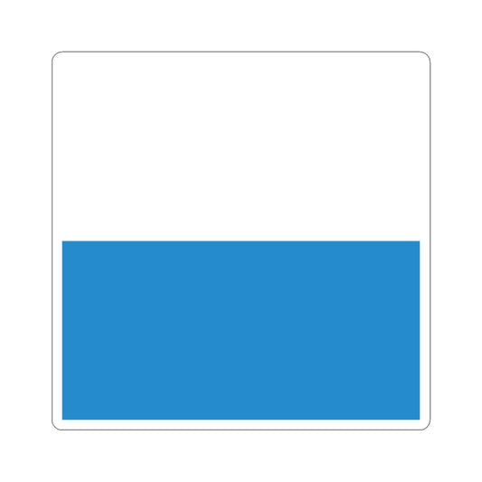 Flag of Canton of Lucerne (Switzerland) STICKER Vinyl Kiss-Cut Decal