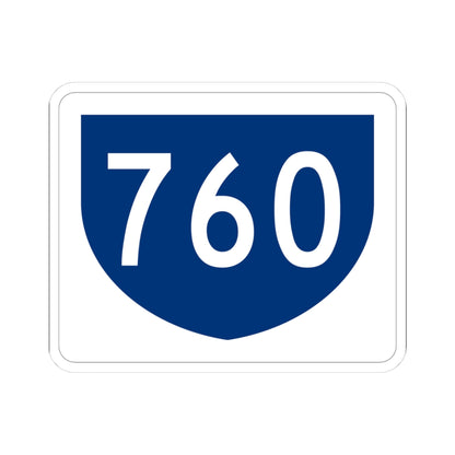 PR primary 760 (Puerto Rico) (Road Sign) STICKER Vinyl Kiss-Cut Decal
