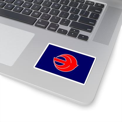 Flag of Minamimaki Nagano (Japan) STICKER Vinyl Kiss-Cut Decal