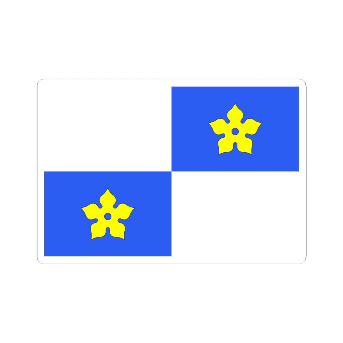 Flag of Begard (France) STICKER Vinyl Kiss-Cut Decal