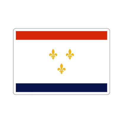 Flag of New Orleans, Louisiana - STICKER Vinyl Kiss-Cut Decal