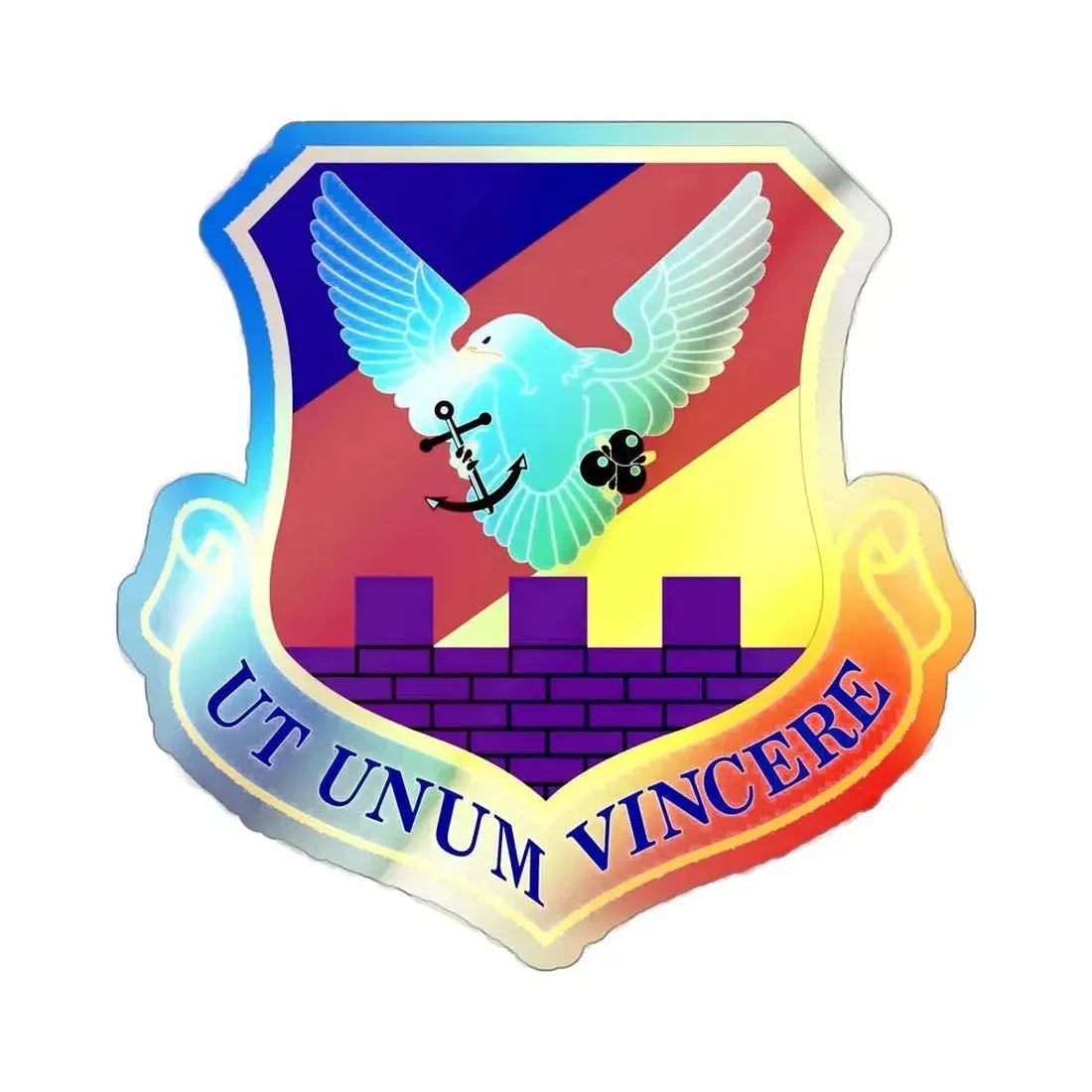 87th Air Base Wing (U.S. Air Force) Holographic STICKER Die-Cut Vinyl Decal - The Sticker Space