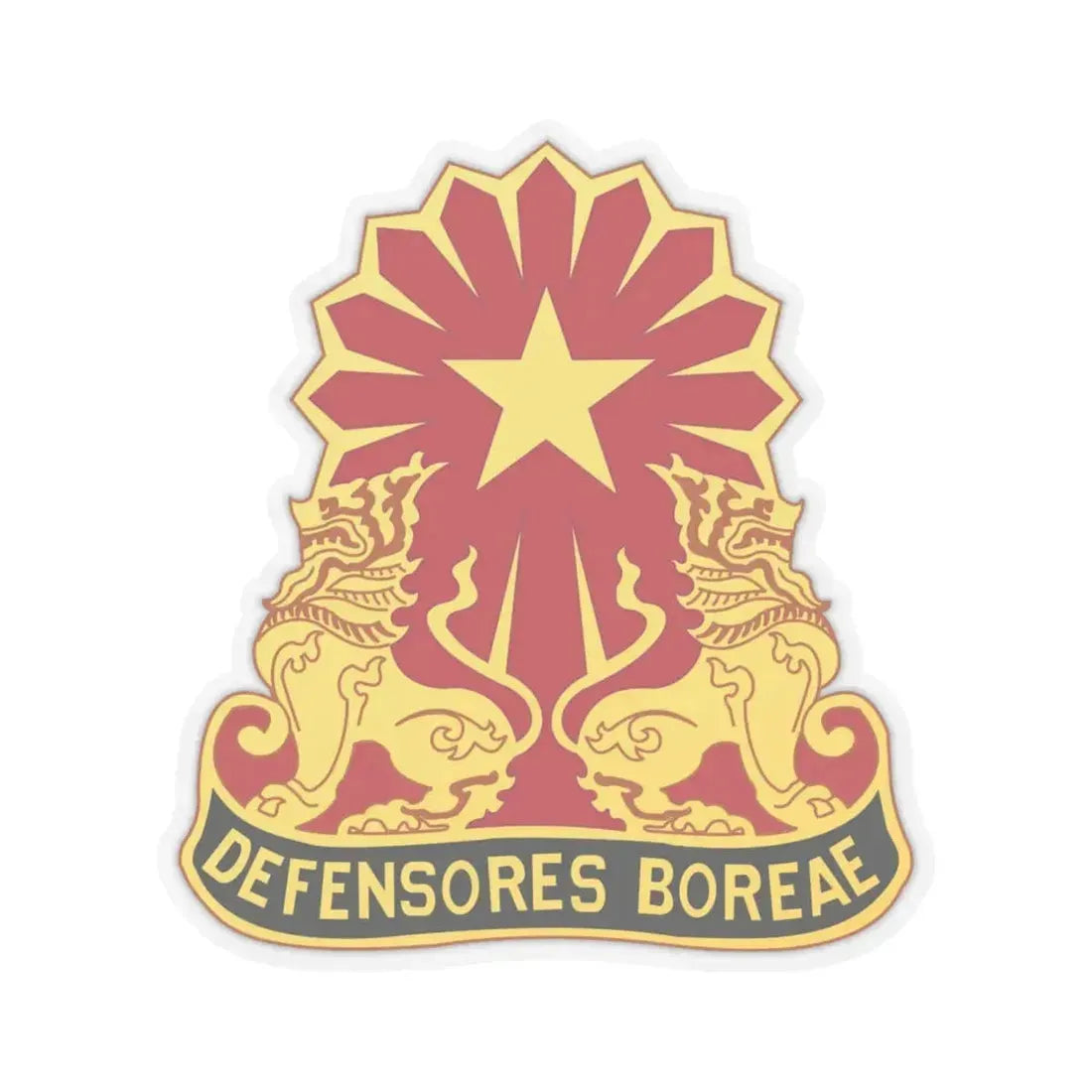 87th Air Defense Artillery Group (U.S. Army) STICKER Vinyl Kiss-Cut Decal 6 Inch Transparent - The Sticker Space