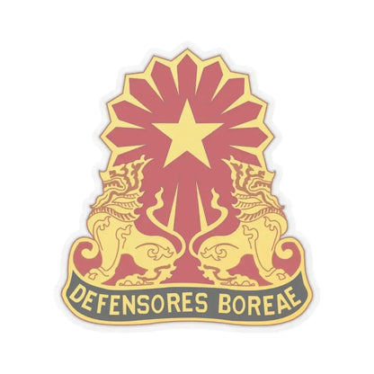 87th Air Defense Artillery Group (U.S. Army) STICKER Vinyl Kiss-Cut Decal 6 Inch Transparent - The Sticker Space