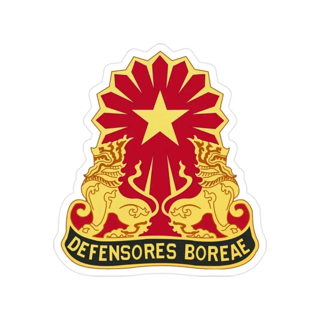 87th Air Defense Artillery Group (U.S. Army) Transparent STICKER Die-Cut Vinyl Decal 2 Inch - The Sticker Space