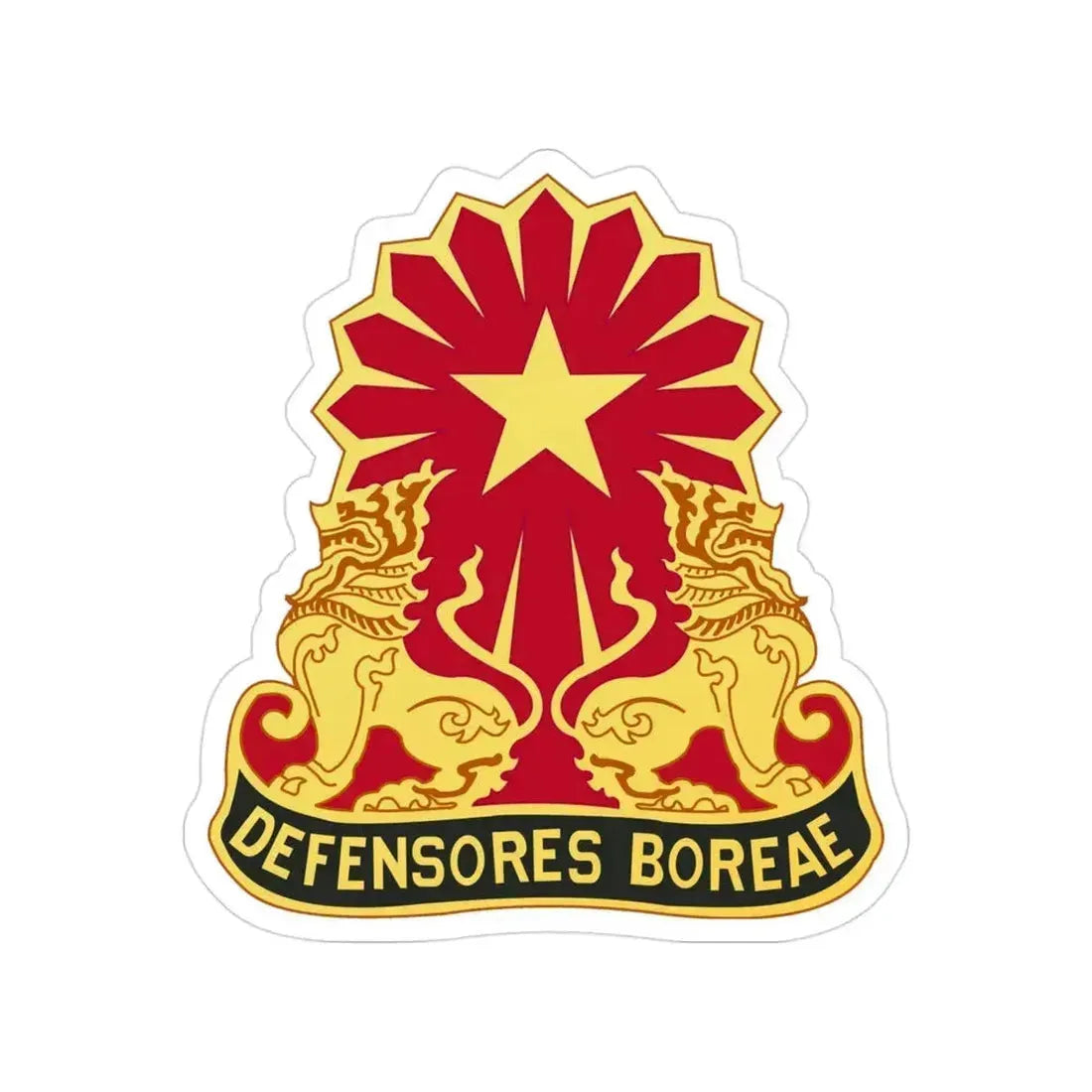 87th Air Defense Artillery Group (U.S. Army) Transparent STICKER Die-Cut Vinyl Decal 3 Inch - The Sticker Space
