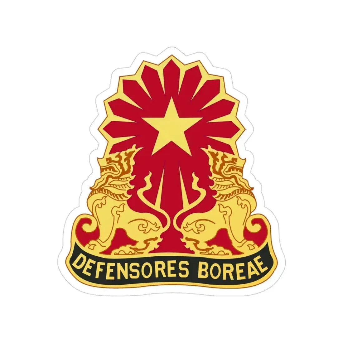 87th Air Defense Artillery Group (U.S. Army) Transparent STICKER Die-Cut Vinyl Decal 3 Inch - The Sticker Space