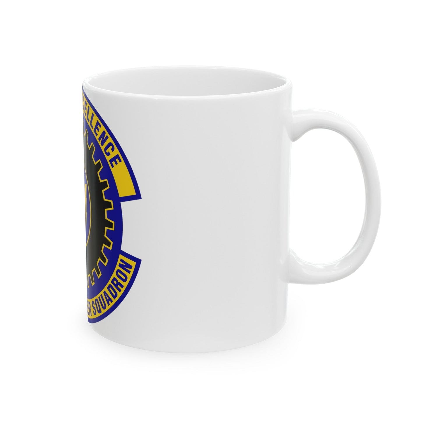 87th Civil Engineer Squadron (U.S. Air Force) White Coffee Mug-The Sticker Space