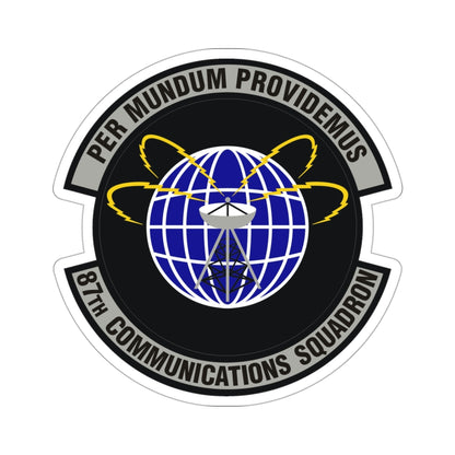 87th Communications Squadron (U.S. Air Force) STICKER Vinyl Die-Cut Decal-3 Inch-The Sticker Space