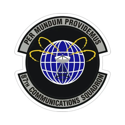 87th Communications Squadron (U.S. Air Force) STICKER Vinyl Die-Cut Decal 2 Inch - The Sticker Space