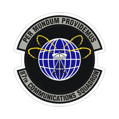 87th Communications Squadron (U.S. Air Force) STICKER Vinyl Die-Cut Decal 2 Inch - The Sticker Space