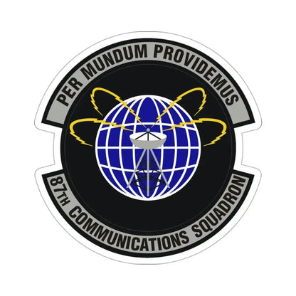87th Communications Squadron (U.S. Air Force) STICKER Vinyl Die-Cut Decal 3 Inch - The Sticker Space