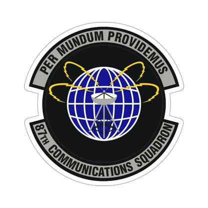 87th Communications Squadron (U.S. Air Force) STICKER Vinyl Die-Cut Decal 5 Inch - The Sticker Space