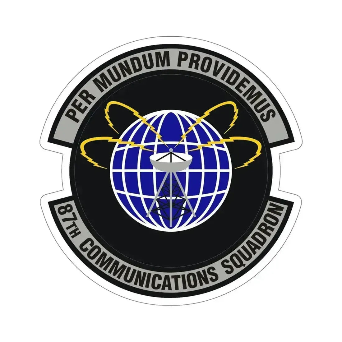 87th Communications Squadron (U.S. Air Force) STICKER Vinyl Die-Cut Decal 6 Inch - The Sticker Space