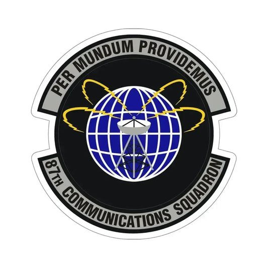 87th Communications Squadron (U.S. Air Force) STICKER Vinyl Die-Cut Decal 6 Inch - The Sticker Space