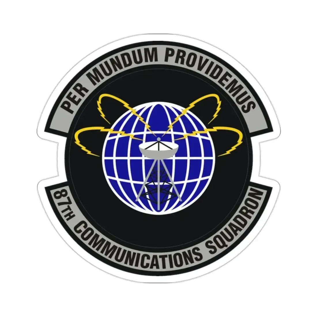 87th Communications Squadron (U.S. Air Force) STICKER Vinyl Die-Cut Decal - The Sticker Space