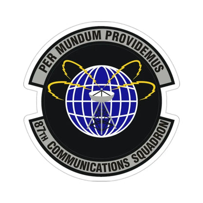 87th Communications Squadron (U.S. Air Force) STICKER Vinyl Die-Cut Decal - The Sticker Space