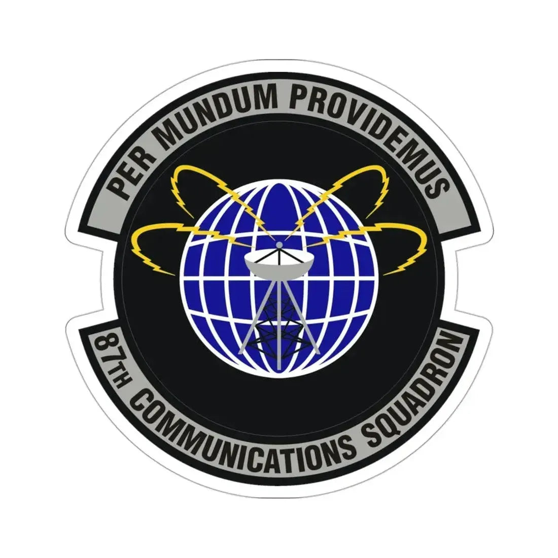 87th Communications Squadron (U.S. Air Force) STICKER Vinyl Die-Cut Decal - The Sticker Space