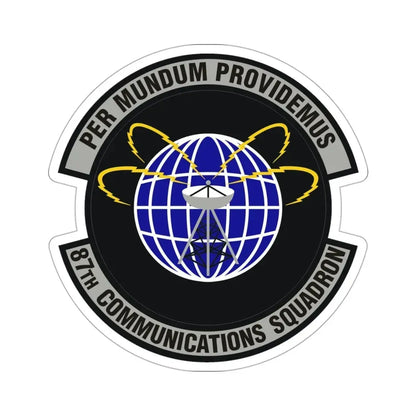 87th Communications Squadron (U.S. Air Force) STICKER Vinyl Die-Cut Decal - The Sticker Space