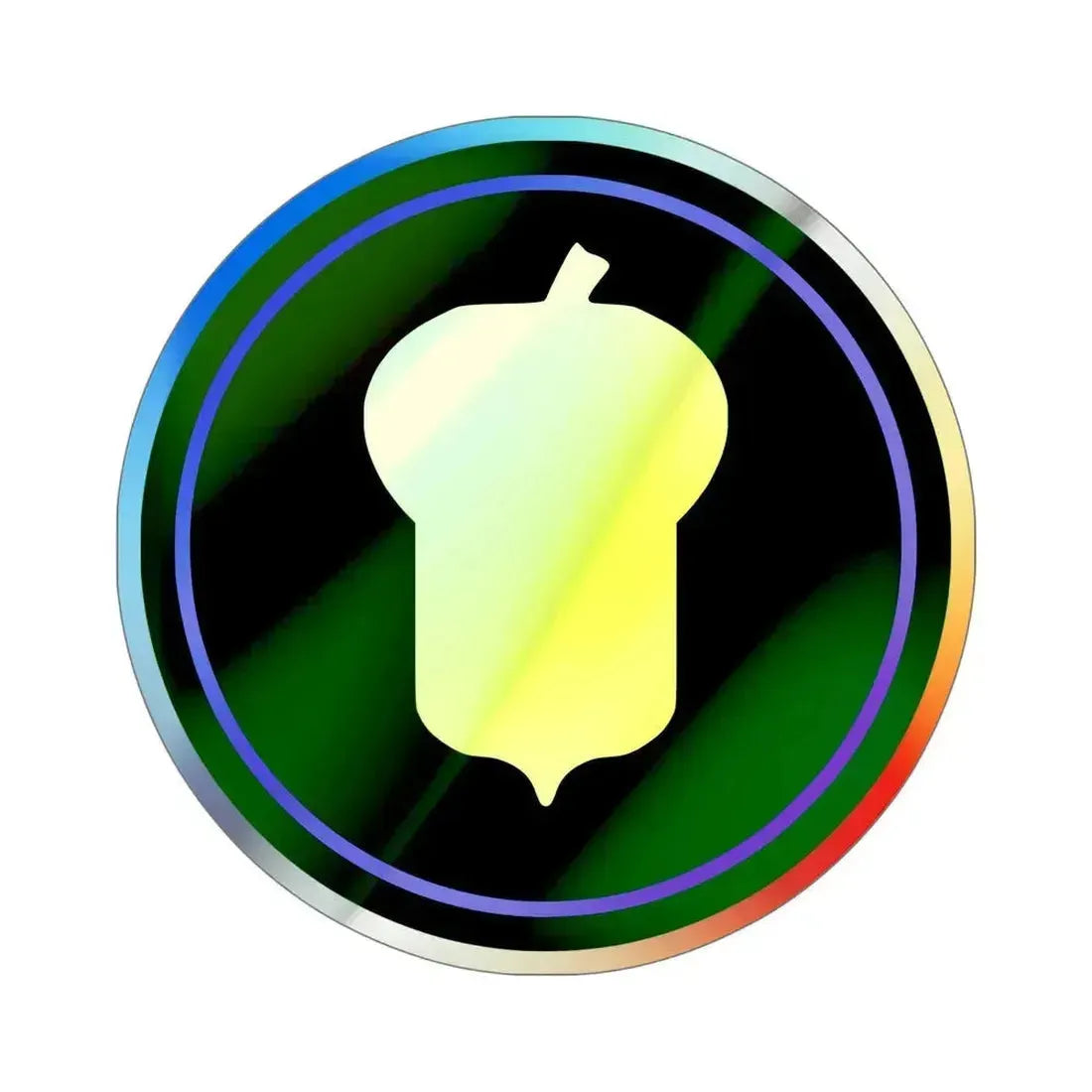 87th Infantry Division (U.S. Army) Holographic STICKER Die-Cut Vinyl Decal 6 Inch Holographic - The Sticker Space