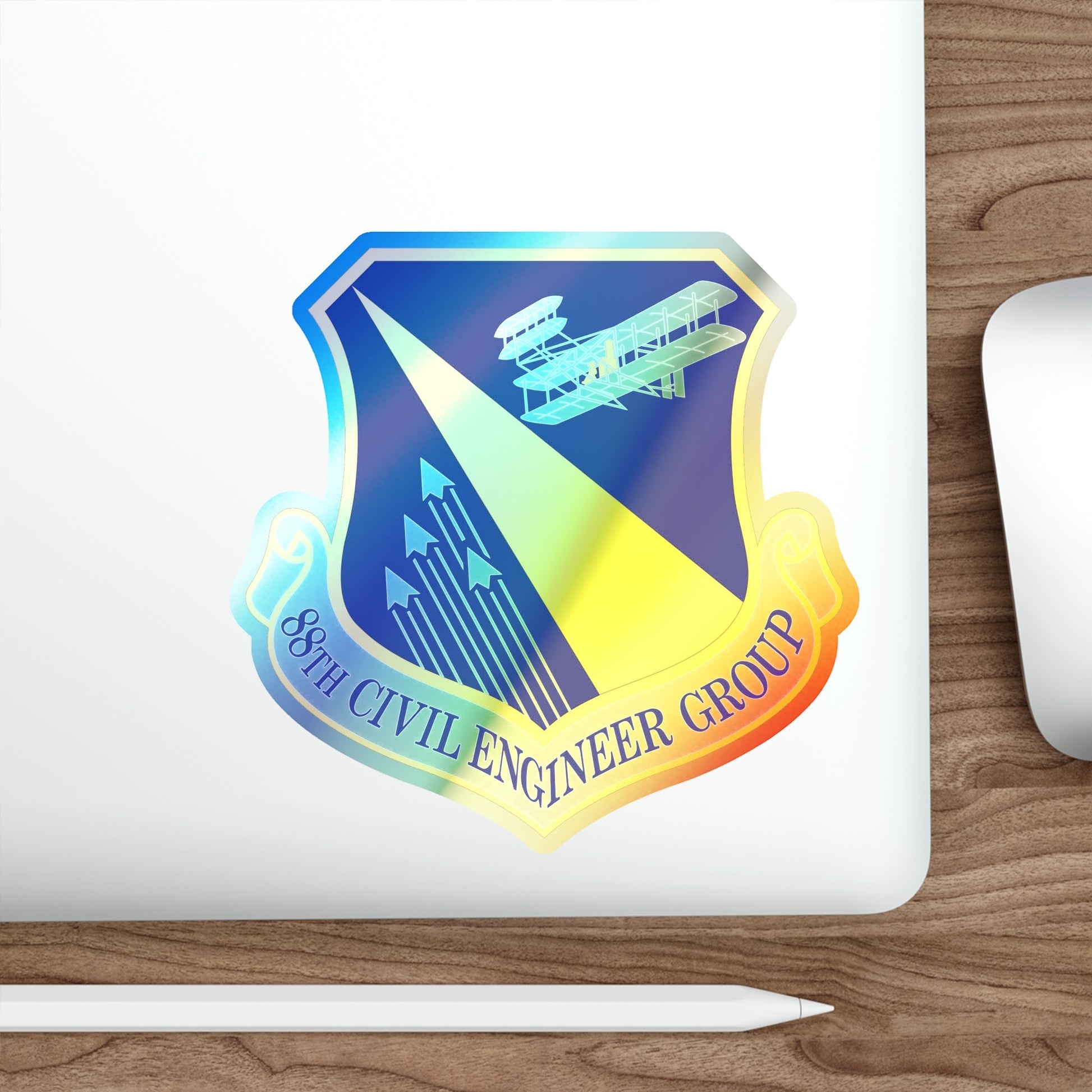 88 Civil Engineer Group AFMC (U.S. Air Force) Holographic STICKER Die-Cut Vinyl Decal-The Sticker Space