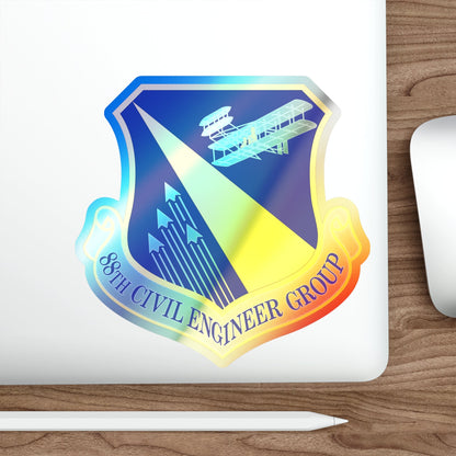 88 Civil Engineer Group AFMC (U.S. Air Force) Holographic STICKER Die-Cut Vinyl Decal-The Sticker Space