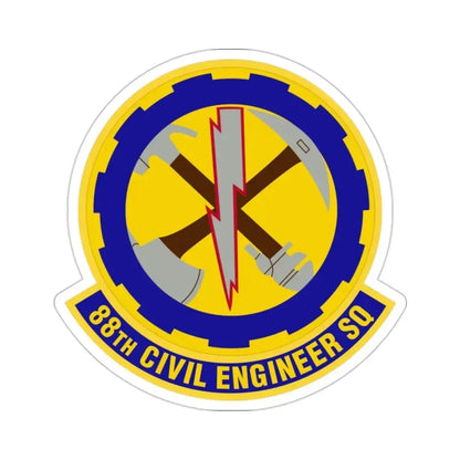 88 Civil Engineer Squadron AFMC (U.S. Air Force) STICKER Vinyl Die-Cut Decal - The Sticker Space