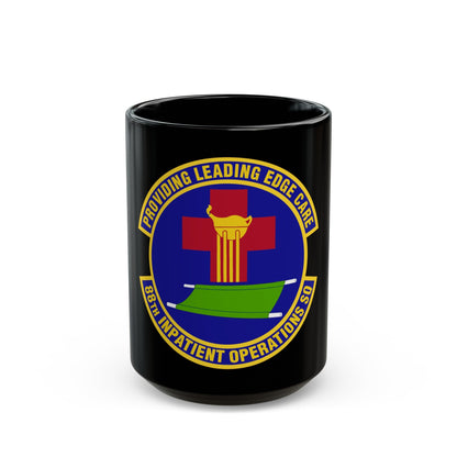 88 Inpatient Operations Squadron AFMC (U.S. Air Force) Black Coffee Mug-15oz-The Sticker Space