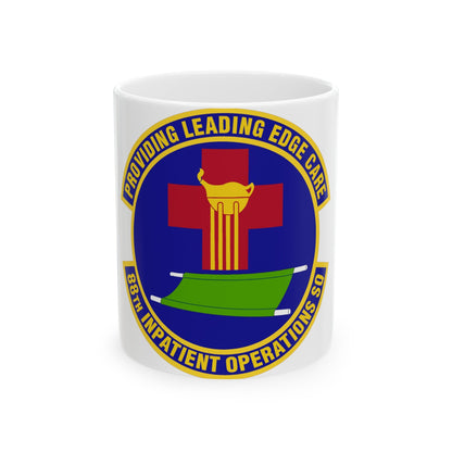 88 Inpatient Operations Squadron AFMC (U.S. Air Force) White Coffee Mug-11oz-The Sticker Space