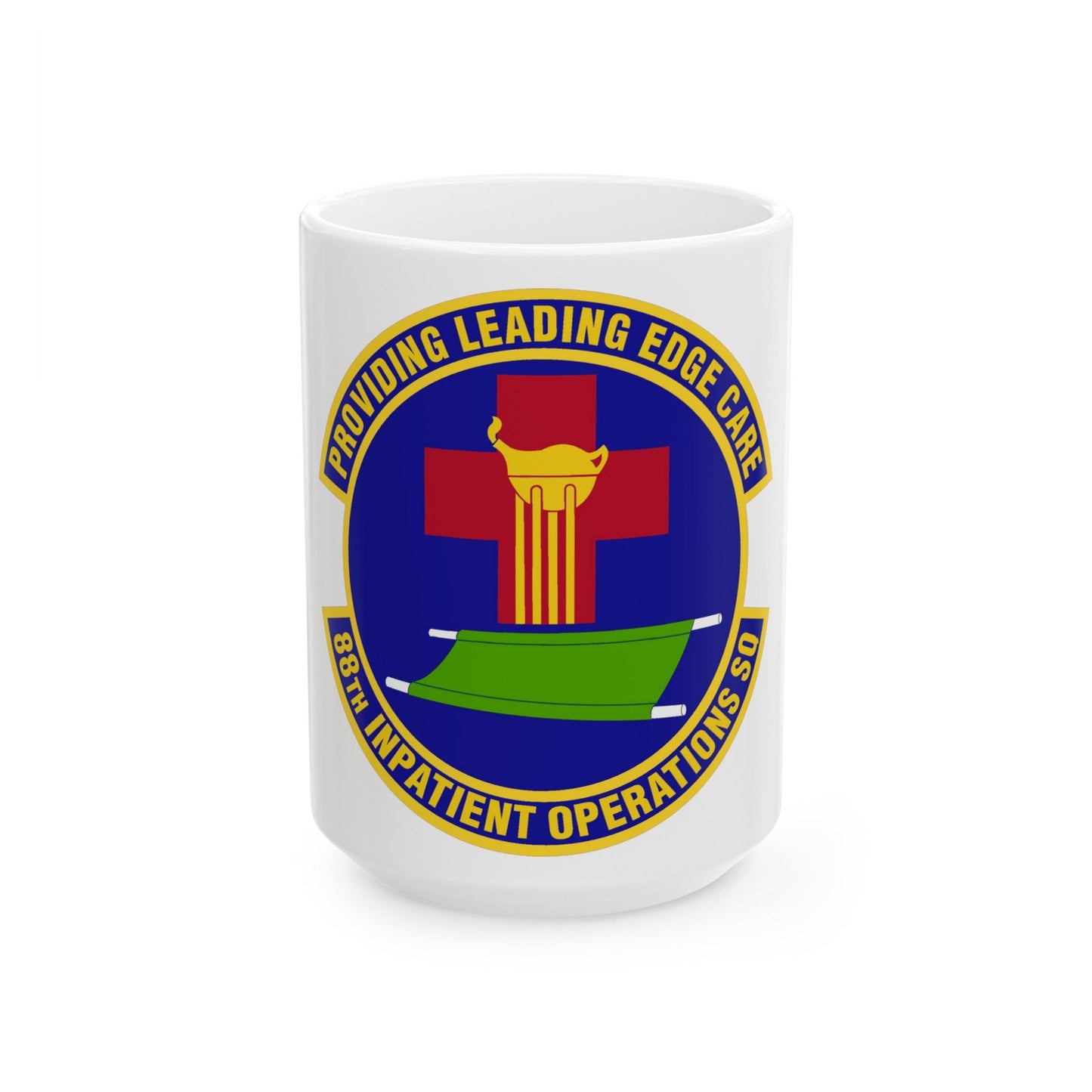 88 Inpatient Operations Squadron AFMC (U.S. Air Force) White Coffee Mug-15oz-The Sticker Space
