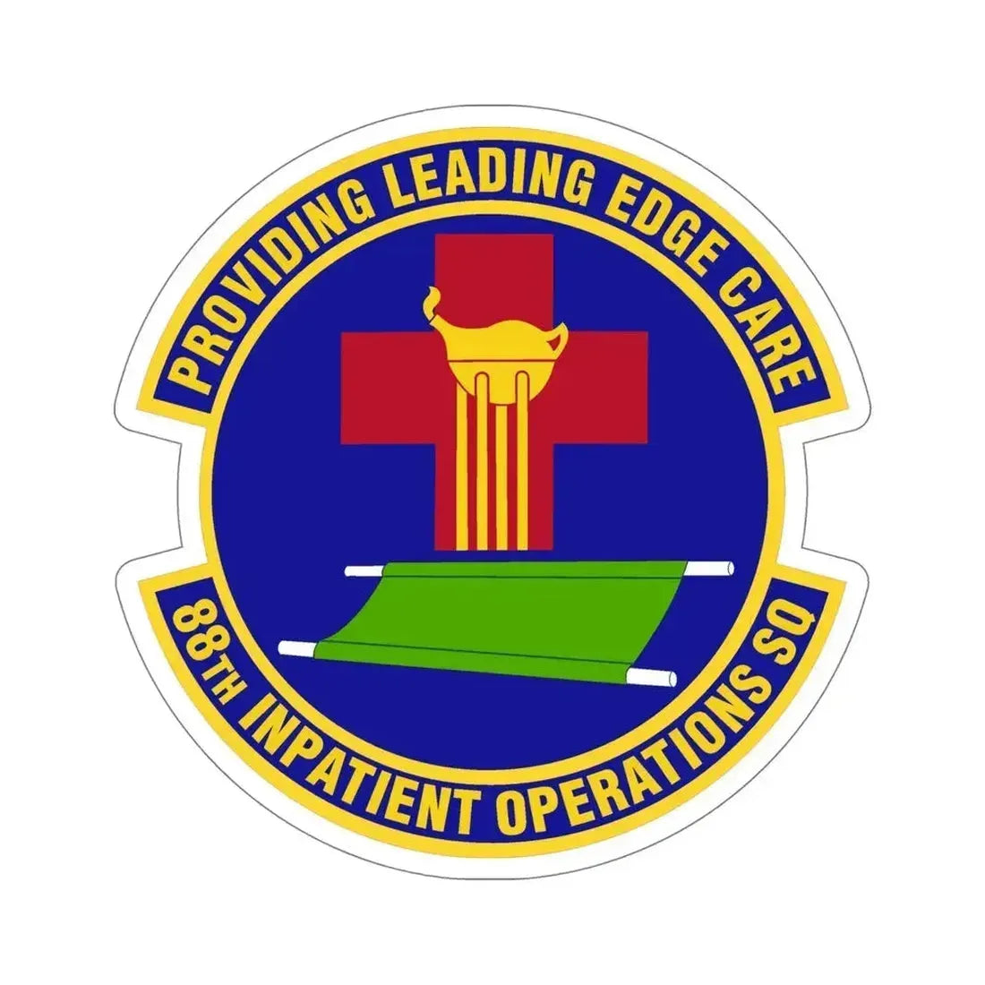 88 Inpatient Operations Squadron AFMC (U.S. Air Force) STICKER Vinyl Die-Cut Decal 6 Inch - The Sticker Space