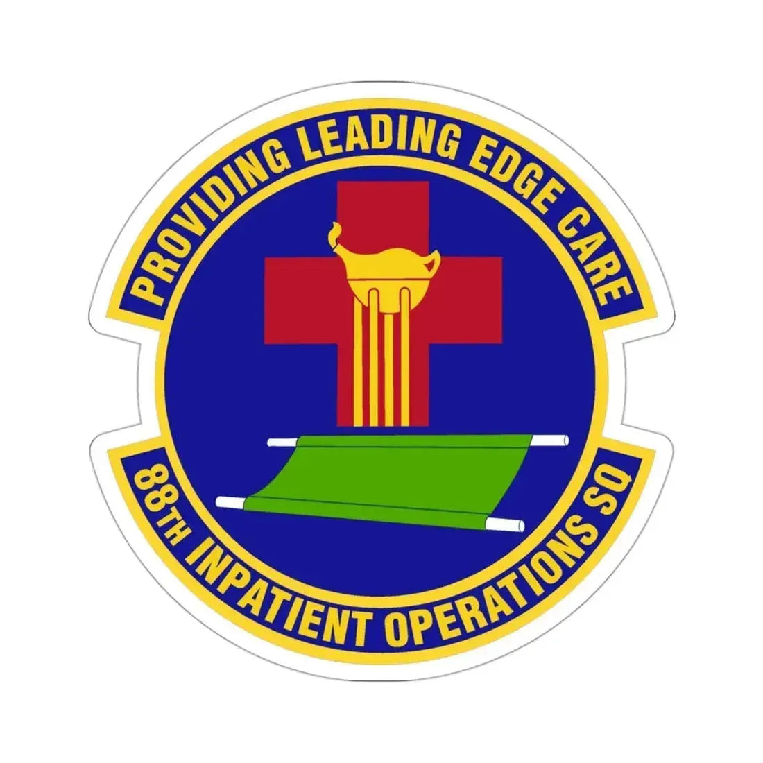 88 Inpatient Operations Squadron AFMC (U.S. Air Force) STICKER Vinyl Die-Cut Decal - The Sticker Space