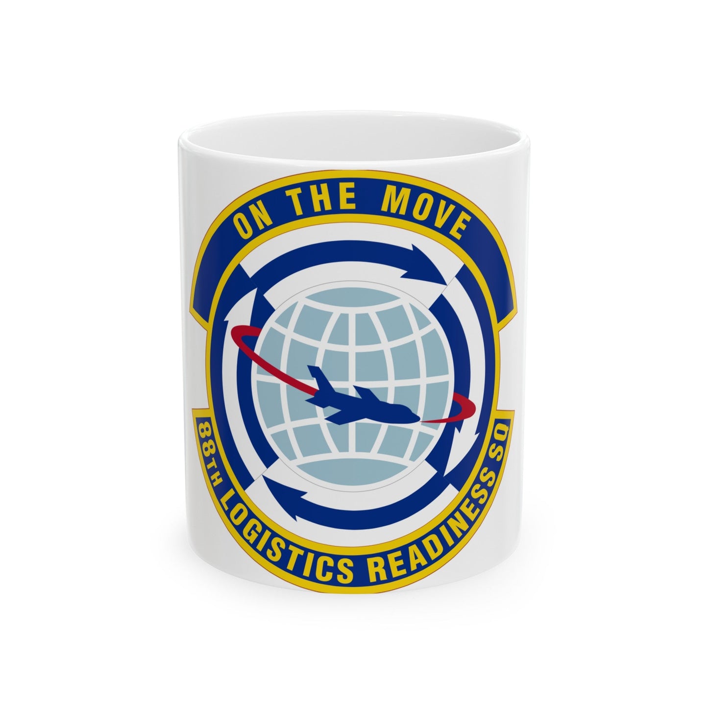 88 Logistics Readiness Squadron AFMC (U.S. Air Force) White Coffee Mug-11oz-The Sticker Space