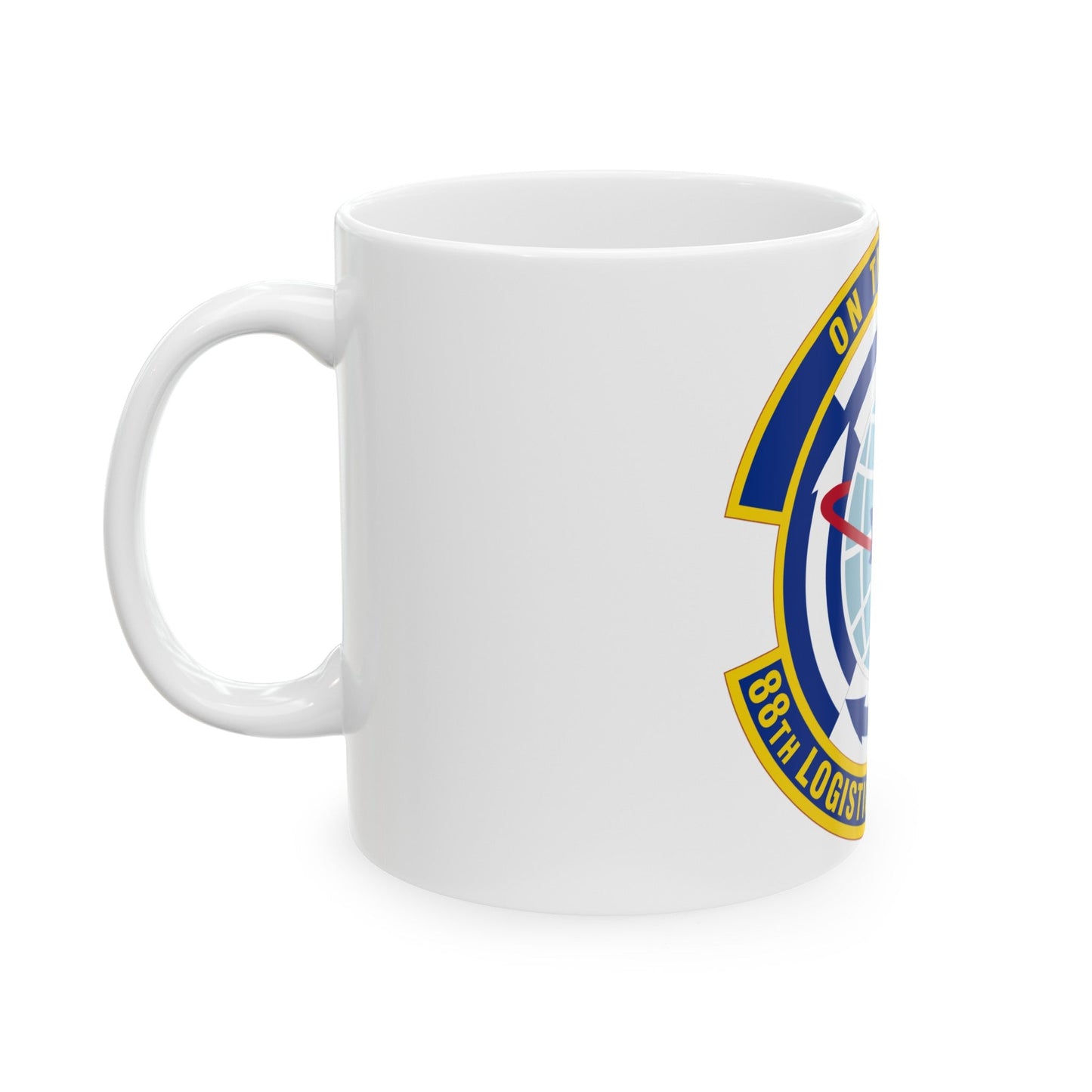 88 Logistics Readiness Squadron AFMC (U.S. Air Force) White Coffee Mug-The Sticker Space