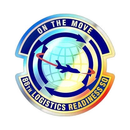 88 Logistics Readiness Squadron AFMC (U.S. Air Force) Holographic STICKER Die-Cut Vinyl Decal - The Sticker Space