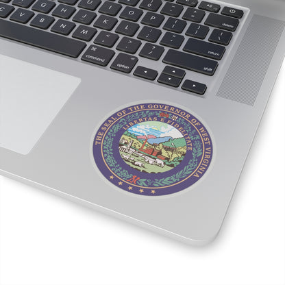 Seal of the Governor of West Virginia - STICKER Vinyl Kiss-Cut Decal