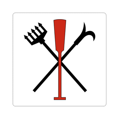 CHE Riedikon Flag (Switzerland) STICKER Vinyl Kiss-Cut Decal