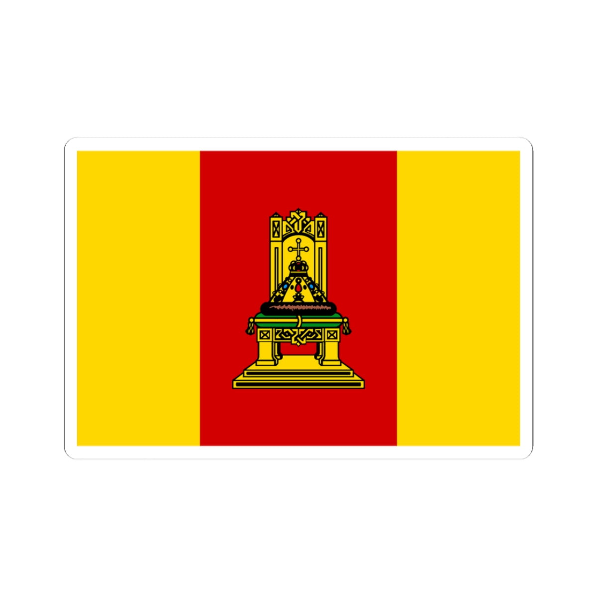 Flag of Tver Oblast (Russia) STICKER Vinyl Kiss-Cut Decal