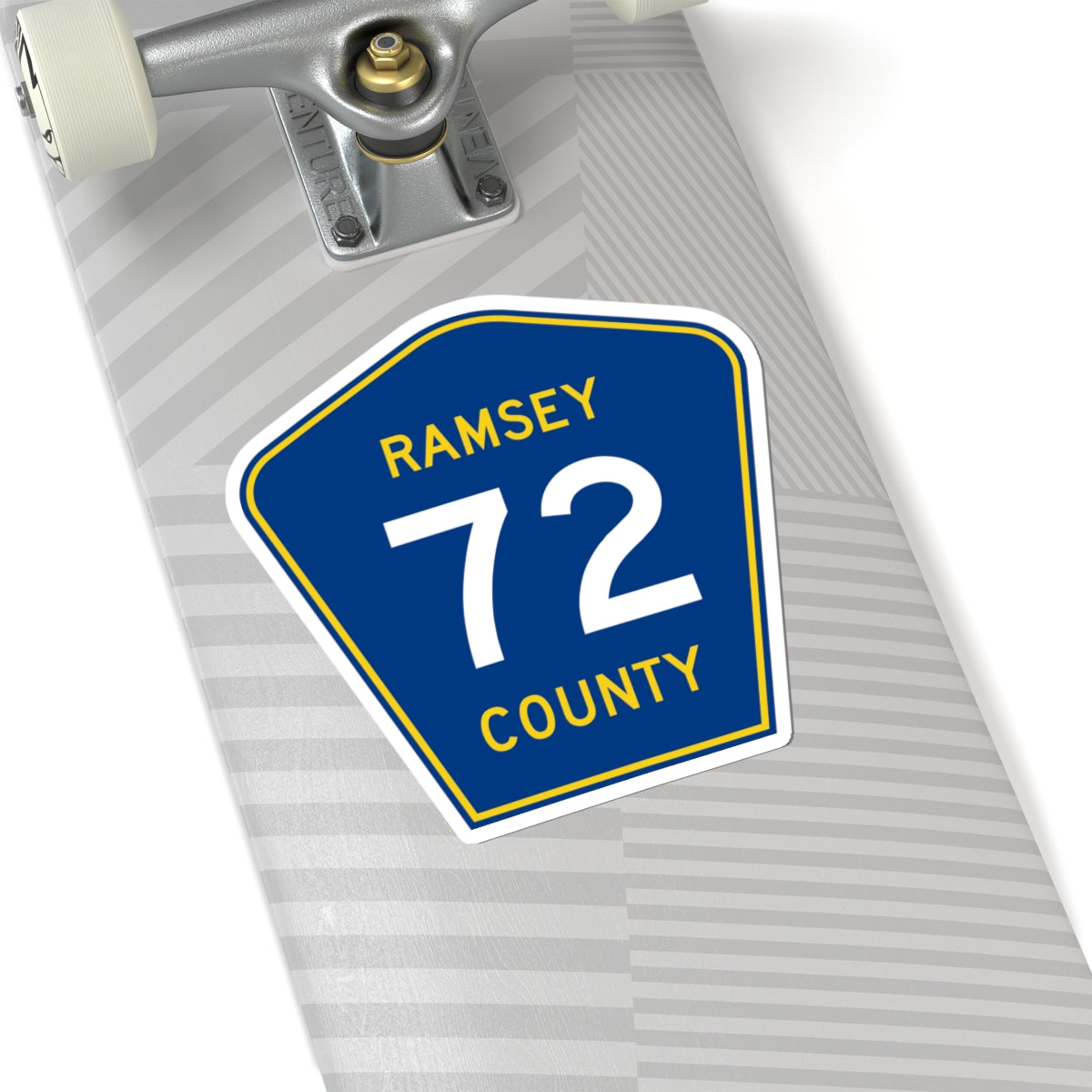 Ramsey County 72 MN (Minnesota) (Road Sign) STICKER Vinyl Kiss-Cut Decal