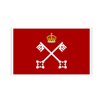 Flag of the Diocese of York (England) STICKER Vinyl Kiss-Cut Decal