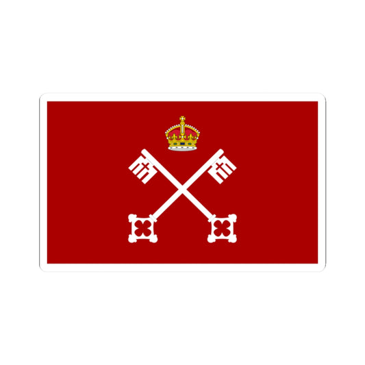 Flag of the Diocese of York (England) STICKER Vinyl Kiss-Cut Decal