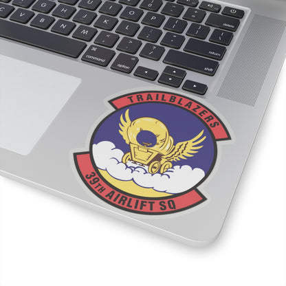 39th Airlift Squadron (U.S. Air Force) STICKER Vinyl Kiss-Cut Decal