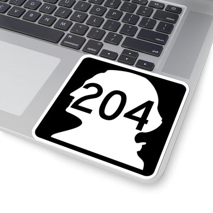 WA-204 (Washington) (Road Sign) STICKER Vinyl Kiss-Cut Decal